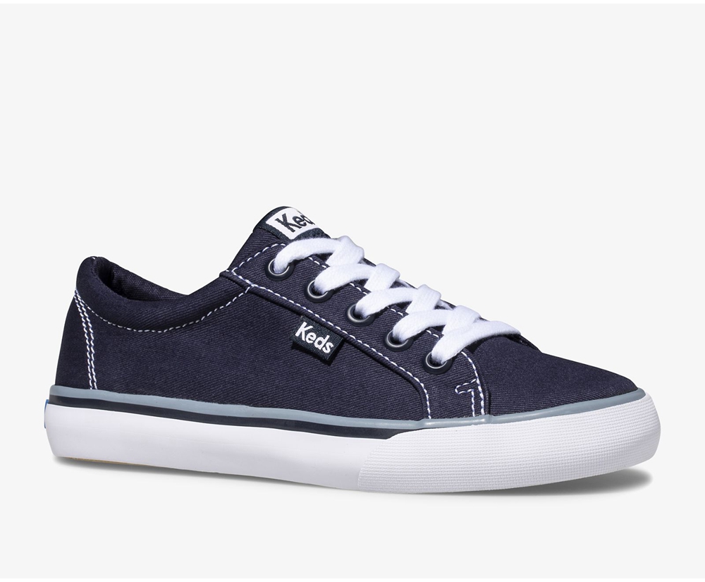 Zapatillas Keds Niños Azul Marino - Jump Kick Lona - 932-DIBNXW